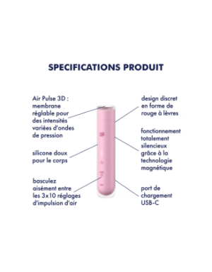 Stimulateur clitoridien de voyage First Kiss Satisfyer
