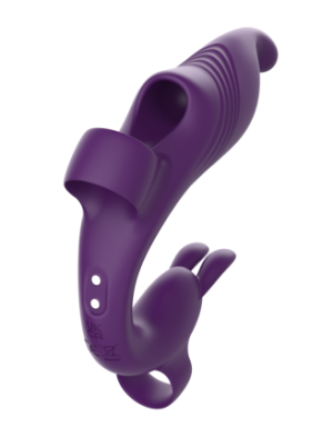 Doigt Vibrant à Double Moteur INFERNO