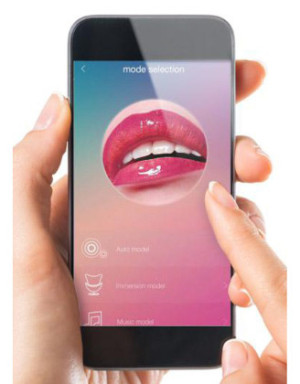 Oeuf vibrant puissant USB avec application smatphone