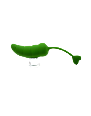 PIMENTO, Un Œuf vibrant avec télécommande, couleur et forme "Piment" en silicone médical