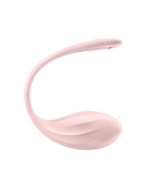 Oeuf vibrant télécommandé rose Ribbed Petal Satisfyer