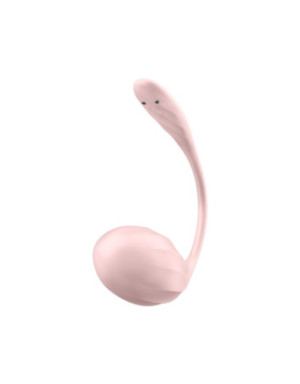 Oeuf vibrant télécommandé rose Ribbed Petal Satisfyer