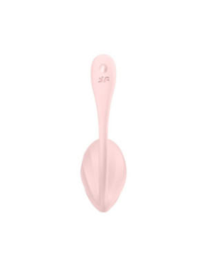 Oeuf vibrant télécommandé rose Ribbed Petal Satisfyer