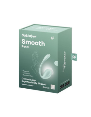 Oeuf vibrant vert menthe Smooth Petal Satisfyer