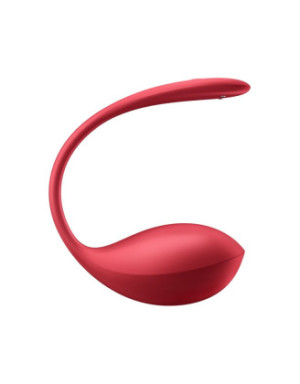 Oeuf vibrant télécommandé rouge Shiny Petal Satisfyer