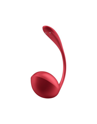 Oeuf vibrant télécommandé rouge Shiny Petal Satisfyer