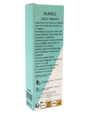 Œuf Vibrant Télécommandé BUBBLE