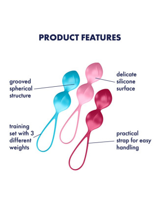 Set de 3 boules de Geisha V Balls Satisfyer