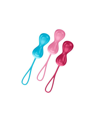 Set de 3 boules de Geisha effet vibrante Power Balls Satisfyer
