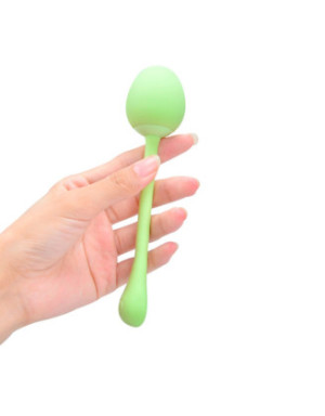 Balle de Geisha vibrante verte avec télécommande