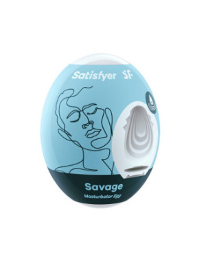 Oeuf masturbateur flexible Savage Satisfyer
