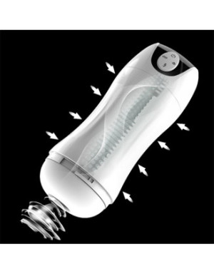 Masturbateur Deluxe USB, 10 modes de vibration et 3 modes de succions