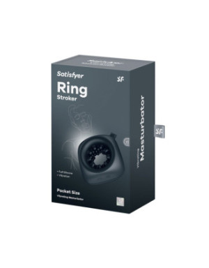 Masturbateur vibrant noir Ring Strocker Satisfyer
