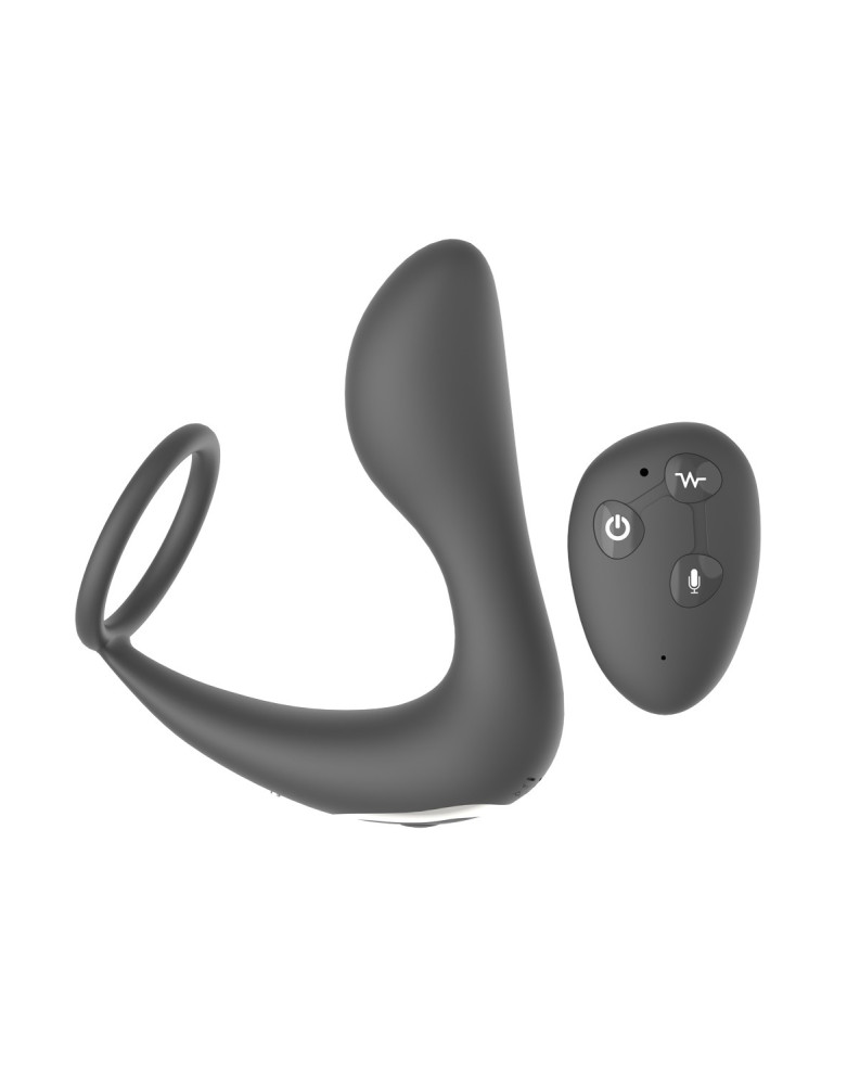 Stimulateur de prostate télécommandé avec micro décharge électrique et avec option commande vocale JUNO