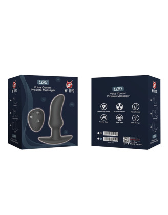 Stimulateur de prostate télécommandé USB avec option commande vocale LOKI