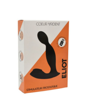 ELIOT, Stimulateur de prostate USB, avec télécommande, en silicone médical