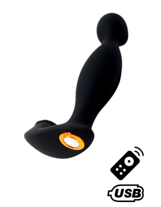 ELIOT, Stimulateur de prostate USB, avec télécommande, en silicone médical