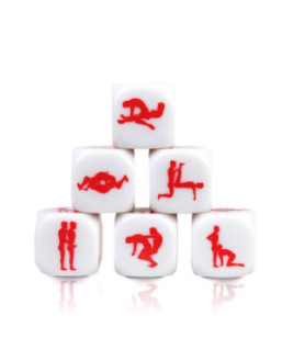 Dé position kamasutra pour couple Hommes Gay 6 faces
