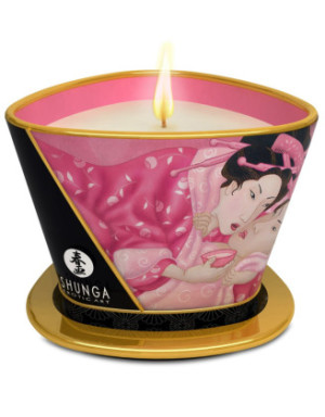Bougie de massage à la rose 170ml