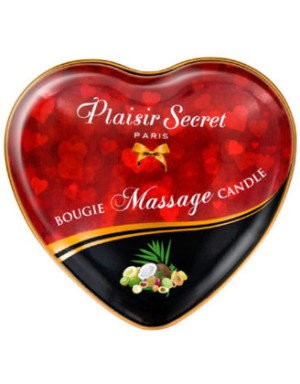 Mini bougie de massage fruits exotiques boîte coeur 35ml