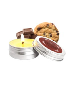 Mini Bougie de massage Chocolat Cookie 30ml 100% naturelle
