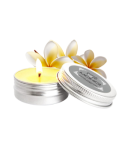 Mini Bougie de massage Monoï 30ml 100% naturelle