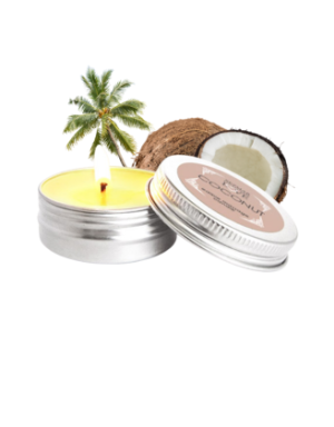 Mini Bougie de massage Noix de coco 30ml 100% naturelle