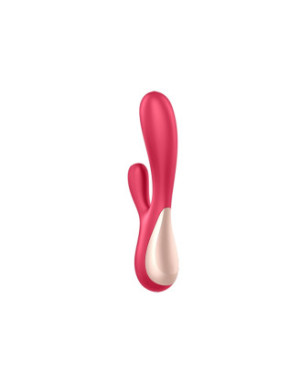 Vibromasseur rabbit rouge connecté Mono Flex Satisfyer