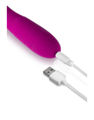 Vibromasseur rabbit Bess rose USB point G 10 programmes