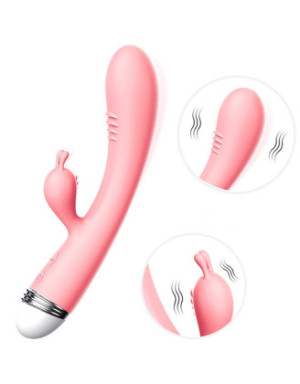 Vibromasseur Rabbit rose vintage 10 vitesse USB