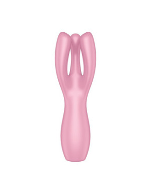 Vibromasseur point G avec stimulateur de clitoris USB rose Threesome 3 Satisfyer