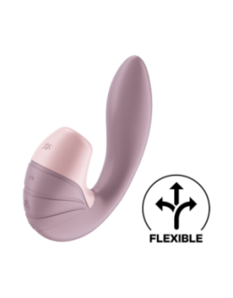 2 en 1 Vibromasseur point G avec stimulateur clitoris USB rose Supernova Satisfyer