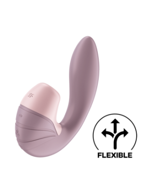 2 en 1 Vibromasseur point G avec stimulateur clitoris USB rose Supernova Satisfyer