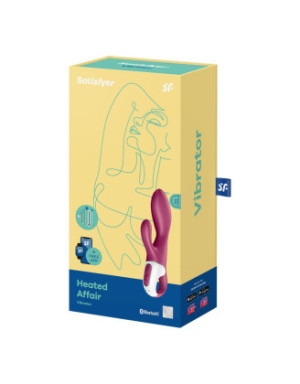 Rabbit chauffant connecté USB rouge Heated Affair Satisfyer