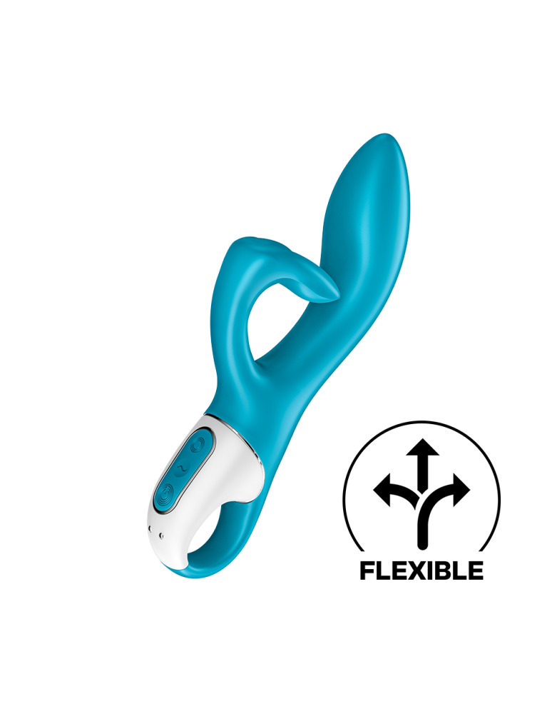 Vibromasseur rabbit bleu USB Embrace Me Satisfyer