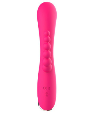 Vibromasseur triple stimulation très puissant rose USB