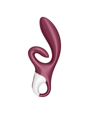 Vibromasseur rabbit point G rouge double stimulation clitoridienne Touch Me SatisfyerSA