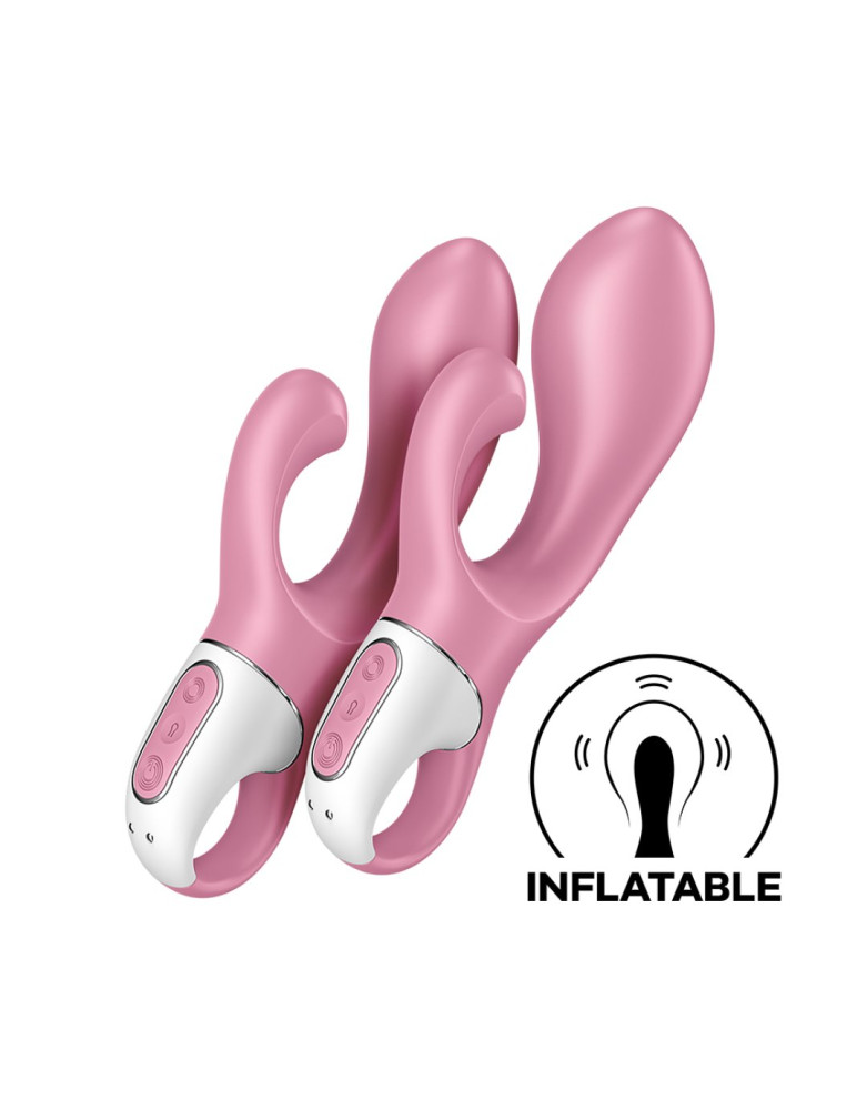 Vibromasseur Rabbit gonflant rose Air Pump Bunny 2 USB Satisfyer