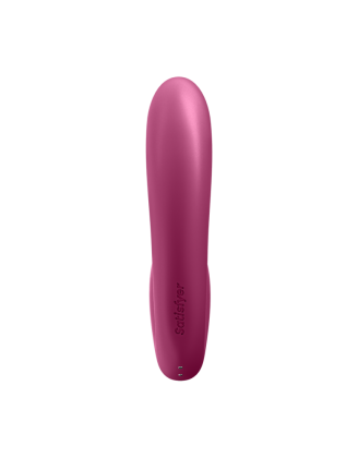 2 en 1 Vibromasseur point G avec stimulateur clitoris connecté USB rouge Sunray Satisfyer