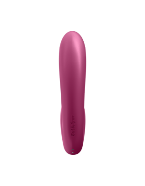 2 en 1 Vibromasseur point G avec stimulateur clitoris connecté USB rouge Sunray Satisfyer