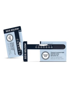 Mister Sizer Règle de mesure de diamètre pénien
