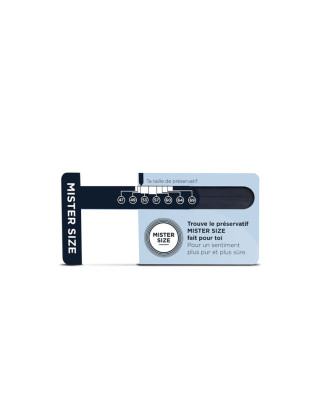 Mister Sizer Règle de mesure de diamètre pénien