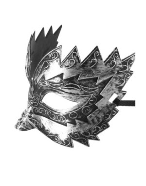 Masque haut argenté Don Giovanni