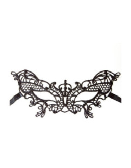 Masque souple dentelle noire