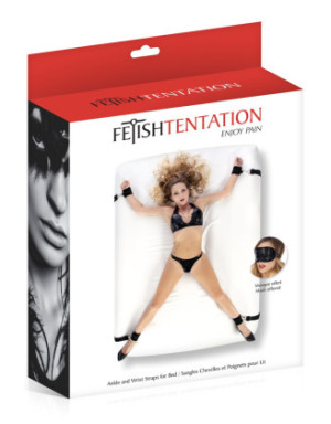 Menottes et sangles attaches de lit