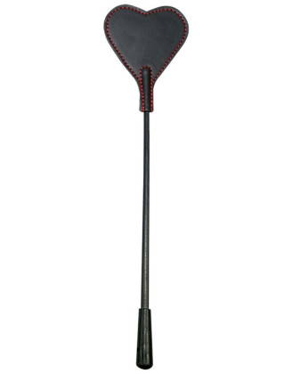 Tapette coeur cuir et fourrure