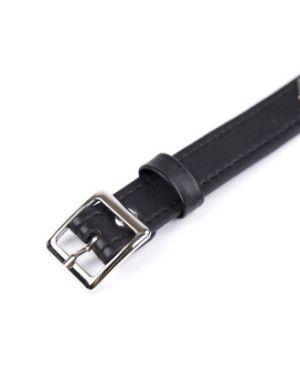 Collier réglable avec déco en métal