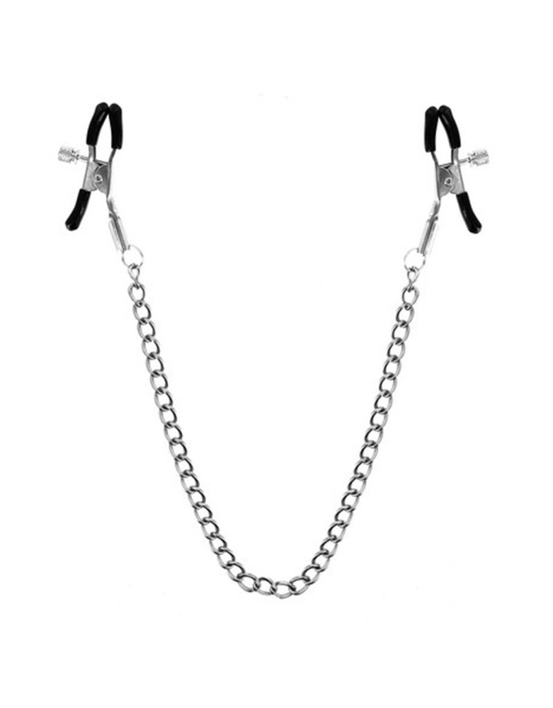 Chaîne pinces à seins 45cm embouts de protection