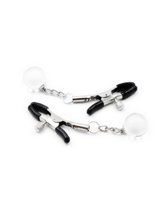 Pinces à seins réglables avec bijoux