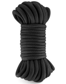 Corde de bondage shibari noire 10M